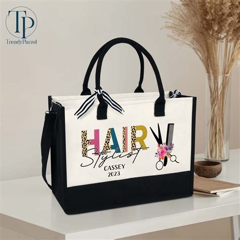 hair stylist tote bag.